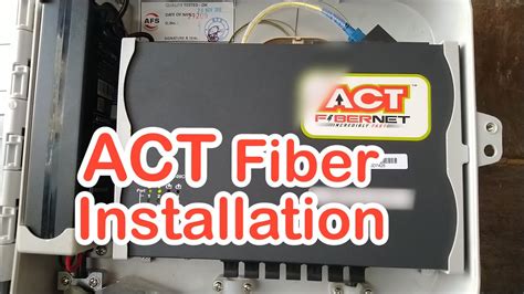 act fiber network junction box